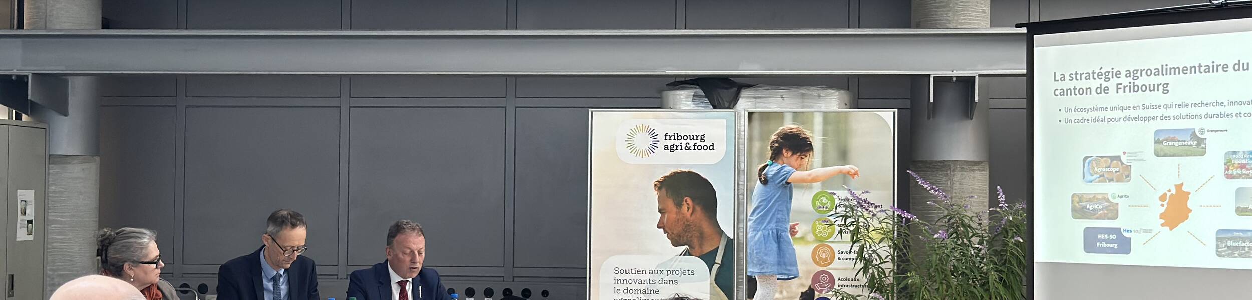 Conférence de presse Fribourg Agri&Food