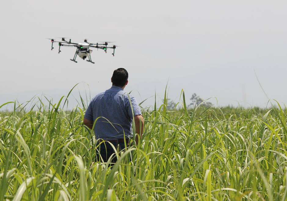 producteur et son drone